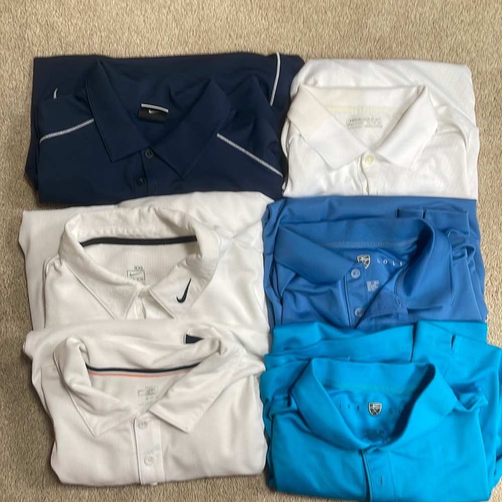6 men’s Nike Golf Shirt- xxl